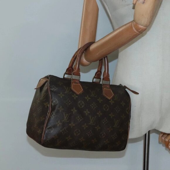 LOUIS VUITTON Monogram Speedy 25 Hand Bag LV Auth - Picture 15 of 16